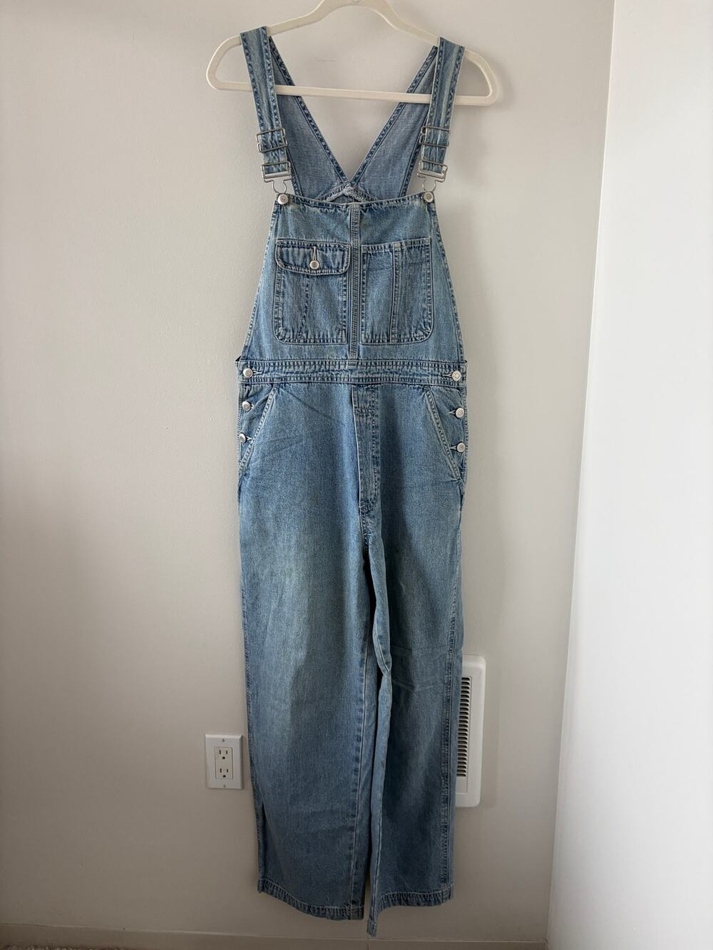 VTG 90s 100% Cotton Overalls Size Medium Boho Western Festival Workwear